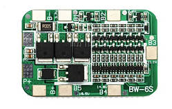 6s 15A плата захисту 22 В li ion bms 6s