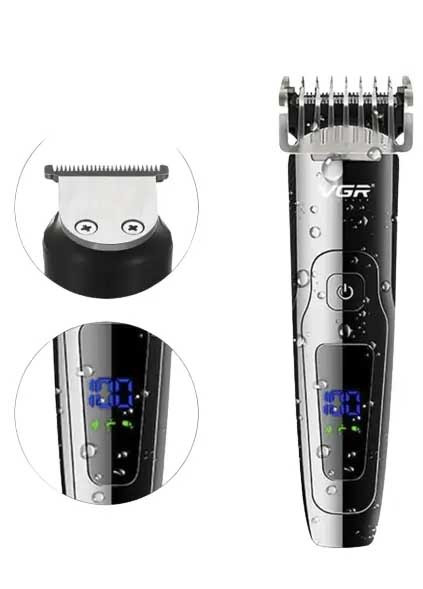 Професійна машинка для стрижки волосся VGR V-072 з акумулятором та LED-дисплеєм | Тример