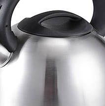 Чайник із свистком із нержавіючої сталі Benson BN-709 3 л, фото 3