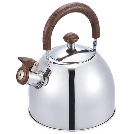 Чайник із свистком із нержавіючої сталі Benson BN-712 2,5 л, фото 1