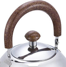 Чайник із свистком із нержавіючої сталі Benson BN-712 2,5 л, фото 3