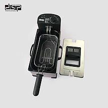 Фритюрниця електрична професійна DSP KB 2079 2000 Вт 3 л мультипіч, фото 3
