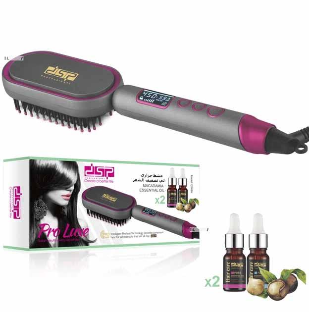 Електричний гребінець випрямляч для волосся + олія Ionic 60 Вт DSP 10248
