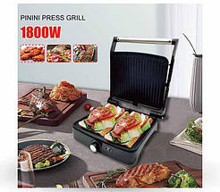 Електричний притискний настільний гриль RAF R.2682 антипригарне покриття 1800Вт, фото 2