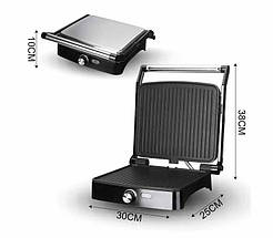 Електричний притискний настільний гриль RAF R.2682 антипригарне покриття 1800Вт, фото 4