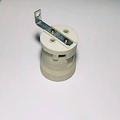 Патрон керамічний E27 з лапкою