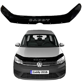 Дефлектор капота на Volkswagen Caddy III 2010-2015 після рестайлінгу