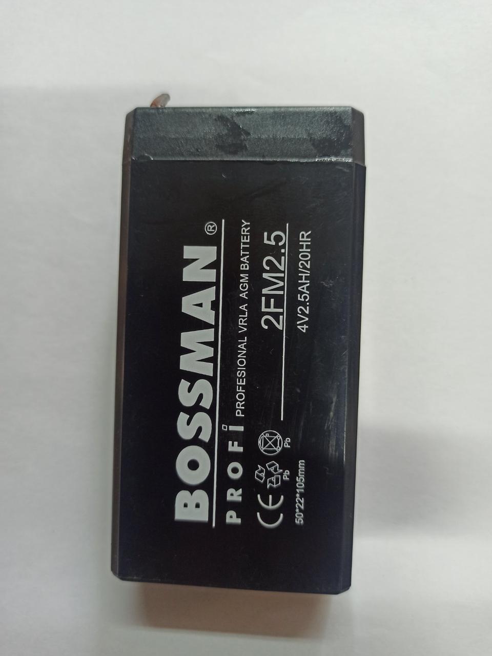 Акумулятор 4V 2.5Ah Bossman profi 2FM2.5 — LA425