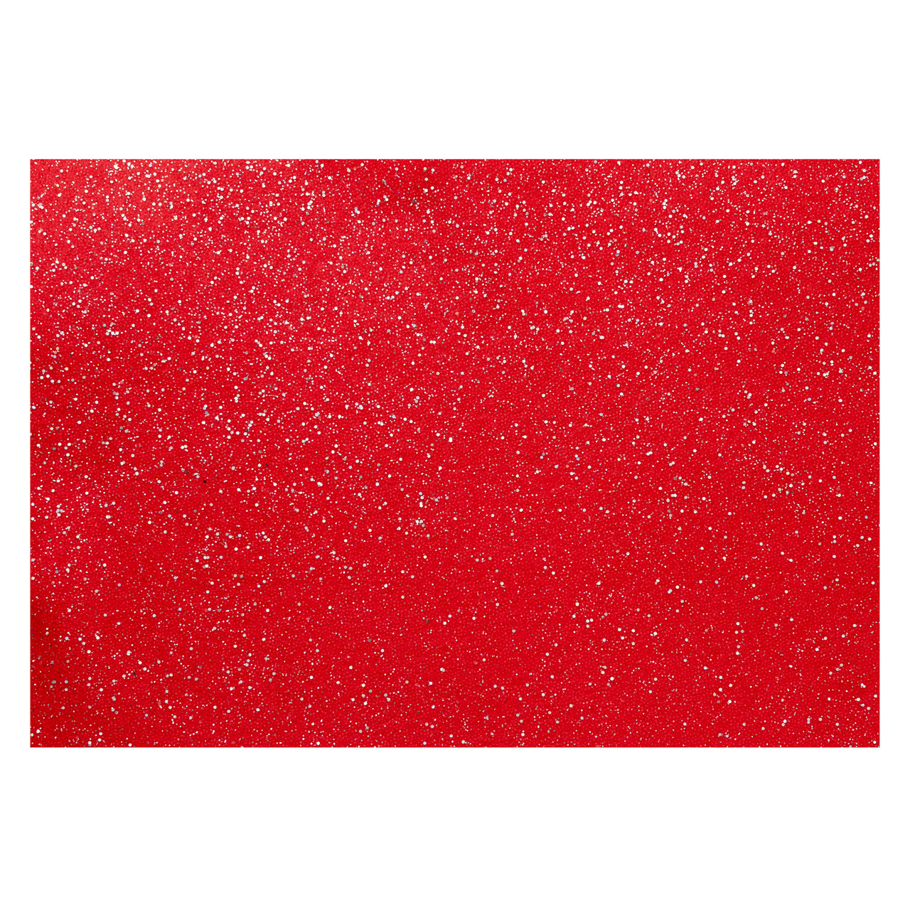 Фетр А4 Santi м'який  з глітером червоний 741457