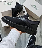 Чоловічі кросівки Lacoste Black, фото 2