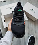 Чоловічі кросівки Lacoste Black, фото 5