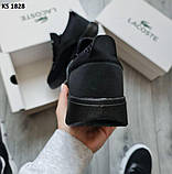 Чоловічі кросівки Lacoste Black, фото 6