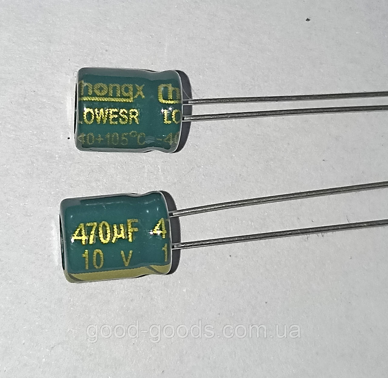 Конденсатор 470uF 10V 470 мкФ 10В 6*7