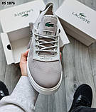 Чоловічі кросівки Lacoste Gray, фото 5