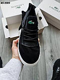 Чоловічі кросівки Lacoste Black/White, фото 5