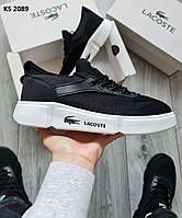 Чоловічі кросівки Lacoste Black/White 42