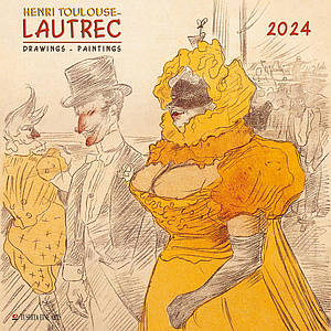 Настінний календар 2024 рік. Henri Toulouse-Lautrec