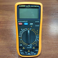 Цифровой профессиональный мультиметр VC890D портативный тестер вольтметр для прозвонки измерений со звуком