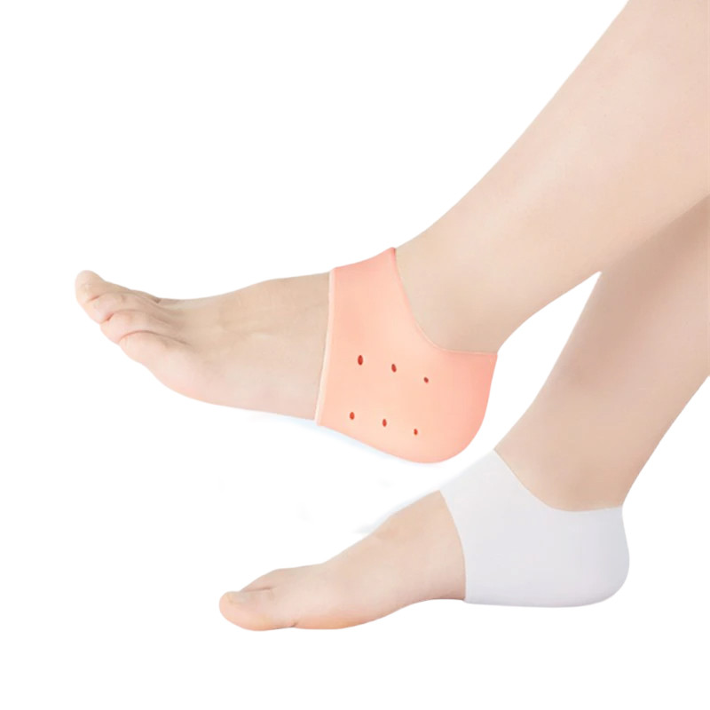 Силіконові шкарпетки від тріщин, шпор та натоптишів на п'ятах 2 шт.