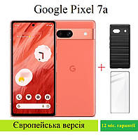 Google Pixel 7a 8/128GB, Coral, Европейская версия cмартфон + стекло и чехол