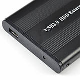 Алюмінієвий зовнішній 2.5 USB SATA Кишеня жорсткого диска, фото 5