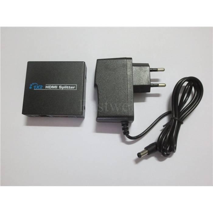 Сплітер HDMI (1 in -> 2 out) активний,2 порти розгалужувач