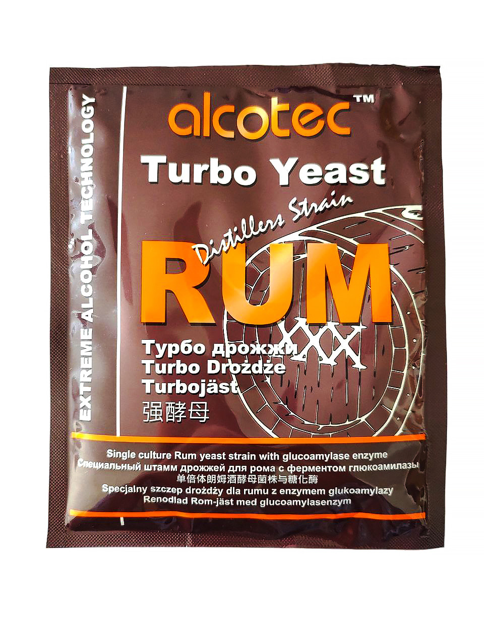 Спиртові турбо дріжджі Alcotec Rum Turbo, 73 г