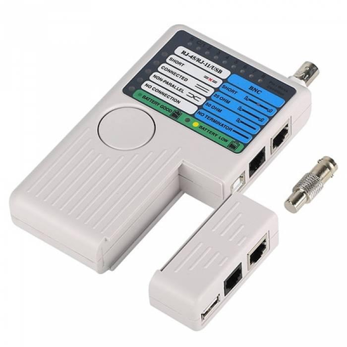 Тестер мережі RJ45 RJ11 BNC USB AM-BM, C1047, докладний аналіз