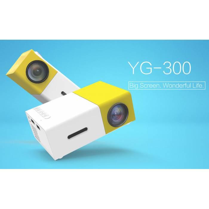 Портативний відеопроєктор LCD-проєктор Zeepin YG-300, до 100", фото 1