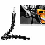 Гнучкий вал 20-40 см подовжувач для шурупокрута, викрутки, дриля, фото 3