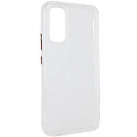 Чохол TPU+PC Clear 2.0 mm metal buttons для Samsung Galaxy A33 5G Прозорий