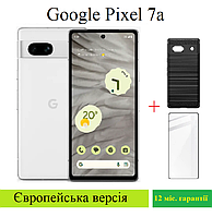 Google Pixel 7a 8/128GB, Snow, Европейская версия cмартфон + стекло и чехол