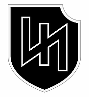 Шеврон 2-я танковая дивизия «Дас Райх» Panzer Division Das Reich SS Шевроны на заказ на липучке (AN-12-305-7)