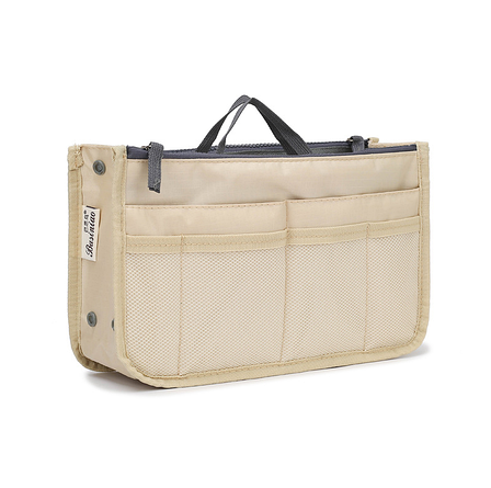 Органайзер для сумки Bag in Bag 28х17x10 см. Бежевий, фото 1