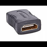 Перехідник розширювач HDMI F (мама) — HDMI F (мама), фото 3