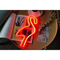 Неоновий світильник LED Lights flamingo Декоративне LED-серце фламінго для прикрашування та дизайну інтер'єру