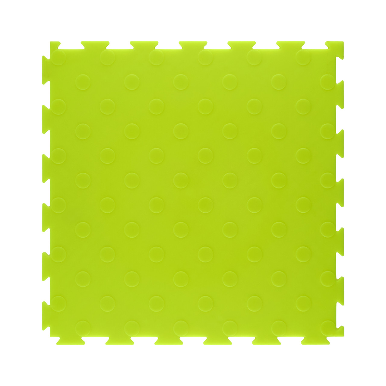 Модульне покриття для підлоги ПВХ плитка Преміум Монетка 387х387х5 мм. - 1 шт.  Яскраво-лимонний