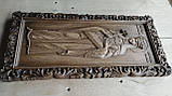 Ікона Святої Олени різьблена з дерева, фото 2