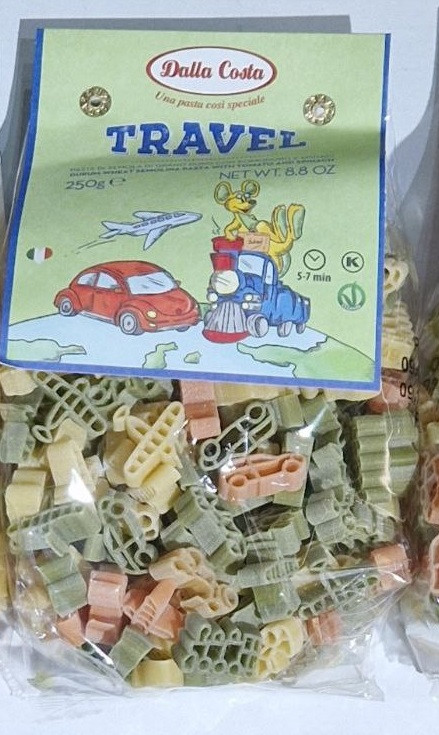 Дитячі макарони Dalla Costa  Travel 250 г., фото 1