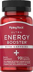 Натуральний енергетик Piping Rock Ultra Energy Booster​​​​​​​ 90 Coated Caplets