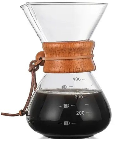 Кемекс для кави (Chemex 400 мл) Без багаторазового фільтра.