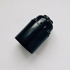 Патрон карболітовий Е27 чорний