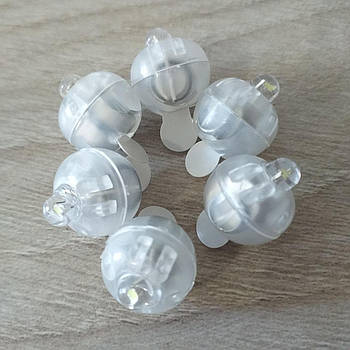 Світлодіоди для повітряних кульок 6 шт./1уп Білий (KG-9839)