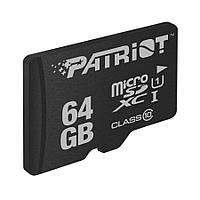 Карта памяти PATRIOT 64GB MICROSD CLASS10 UHS-I