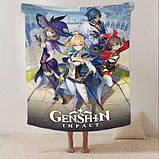 Плед велюровий з принтом 135см*160см, фото 6