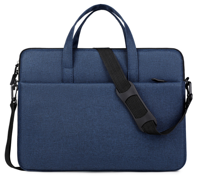 Сумка для ноутбука синя 15.6" Жіноча ділова сумка для ноутбука синій чохол з ручками для ноутбуку 15 дюймів, фото 1