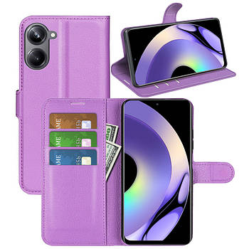 Чохол-книжка Litchie Wallet для Realme 10 Pro 5G Violet