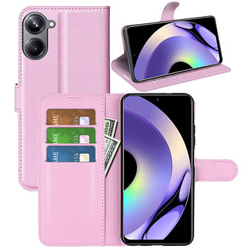 Чохол-книжка Litchie Wallet для Realme 10 Pro 5G Light Pink