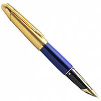 Перова ручка Edson Sapphire Blue Waterman (акрилова смола, позолота, золоте перо) 11 001