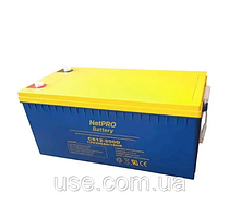 Батарея акумуляторна 12 V, 200 ah, ач, ампер годин ,12V, V, вольт, AGM, CS, для ДБЖ, безперебійника